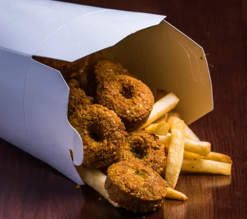 Box Wegetarianskie Falafel Frytki Cyrus Kebab Legnica